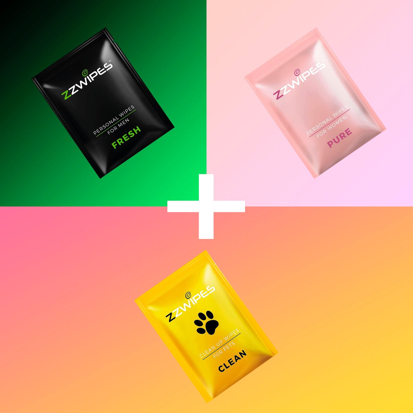 Family Pack- Men + Women+ Pet ( 90 Wipes)