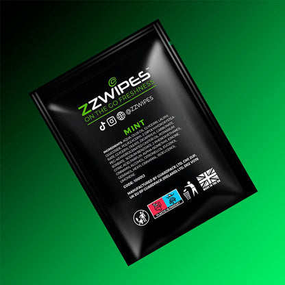 90 Mint Wet Wipes for Men – Toilet, Gym & Travel | Biodegradable